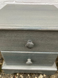 Pair Small Bedside Chests of Drawers