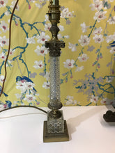 Load image into Gallery viewer, Classical Glass Column &amp; Brass Lamp