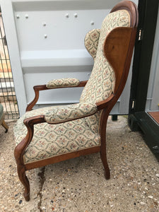 Walnut Spoonback Arm Chairs