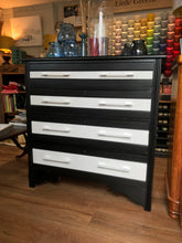 Load image into Gallery viewer, Black &amp; White Chest of Drawers