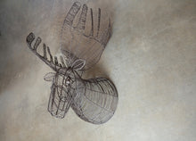 Load image into Gallery viewer, Eko Wire Moose Head- Rust_ 50 x 23 x 38cm