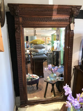 Load image into Gallery viewer, Victorian Gothic Carved Mirror