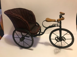 Tricycle with Wicker Seat
