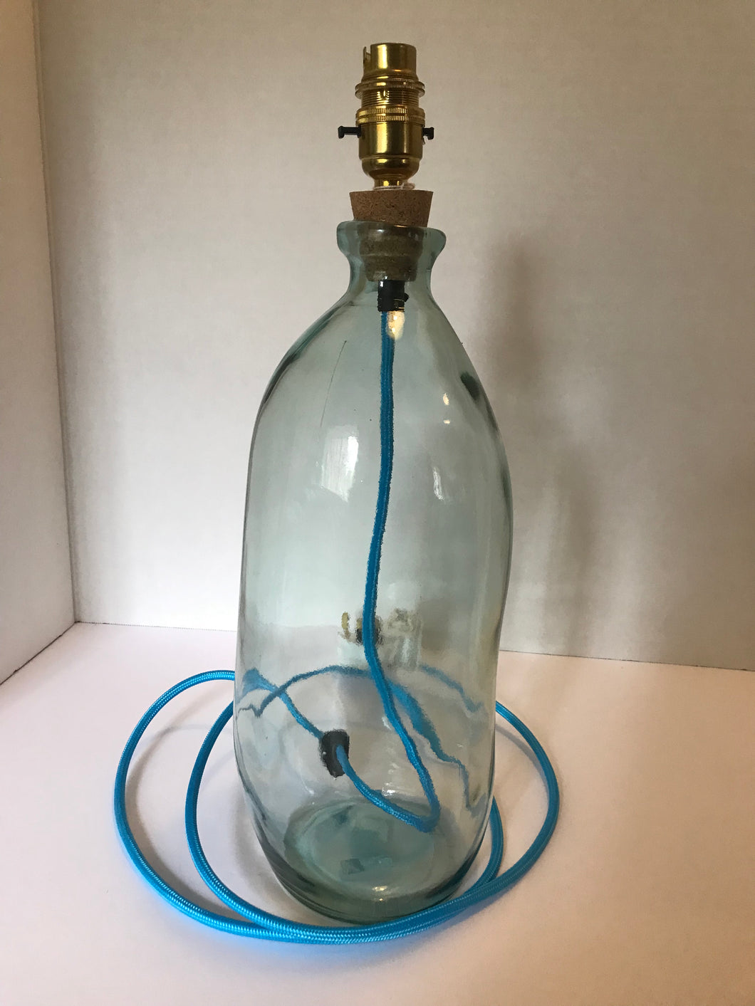 41cm Simplicity Clear Bottle Lamp