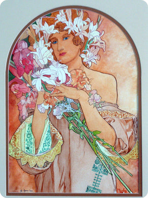'Flowers' By Mucha