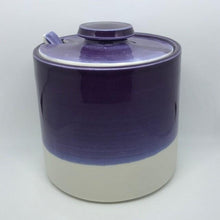 Load image into Gallery viewer, Hand Thrown Porcelain Marmalade/Mustard  Pot- Assorted Colours