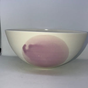 Hand thrown Porcelain Watercolour Bowl- assorted colours